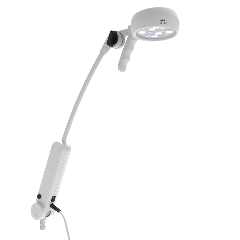 Bezdotyková lekárska vyšetrovacia lampa s kĺbovým ramenom a pružinou S1-100