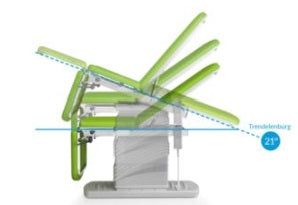 Elektrické lehátko 3-dielne model 4114 s Trendelenburg polohou