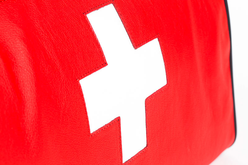 Exkluzívna kožená lekárska taška RUSTICANA Cross