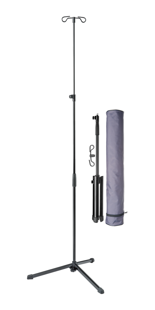 Skladací infúzny stojan