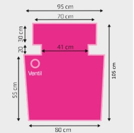 Chirurgický matrac Vacuform® 2.0 krátky