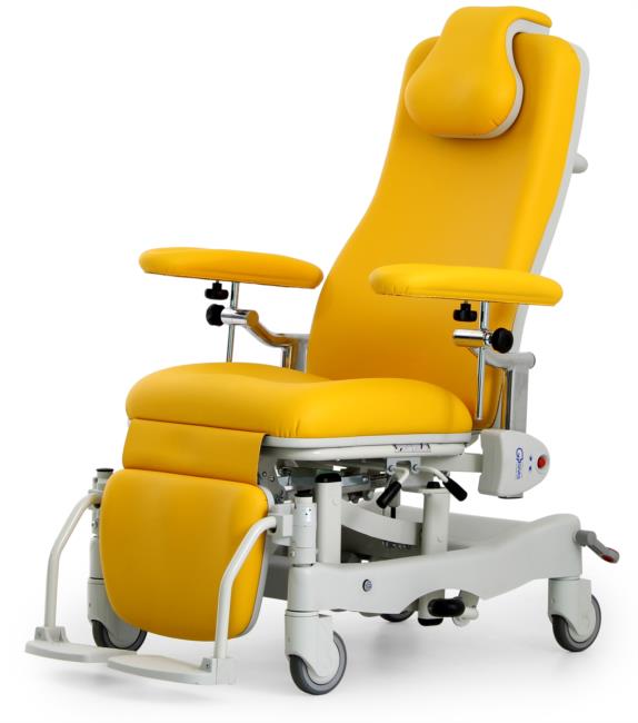 Kreslo na odber krvi Vario D-Trend 1180AP pojazdné, hydraulicky nastaviteľná výška