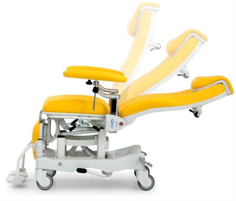 Kreslo na odber krvi Vario D-Trend 1180AP pojazdné, hydraulicky nastaviteľná výška