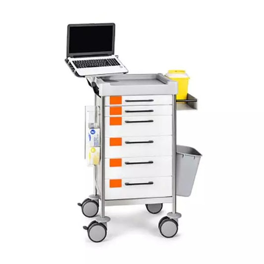 Ošetrovací nerezový vozík Square Q108