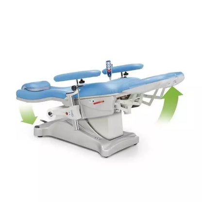 Multifunkčné kreslo / Kreslo na odber krvi model 4198 s pevnou výškou, nezávislým nastavením opierka chrbta a nôh