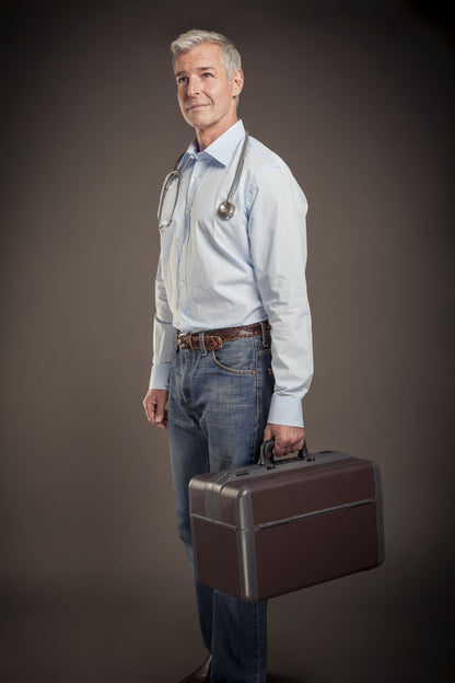 Lekársky kufor IDEAL potiahnutý koženkou