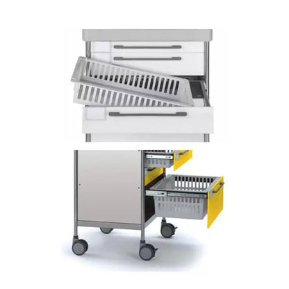 Multifunkčný nerezový vozík model Square Q72