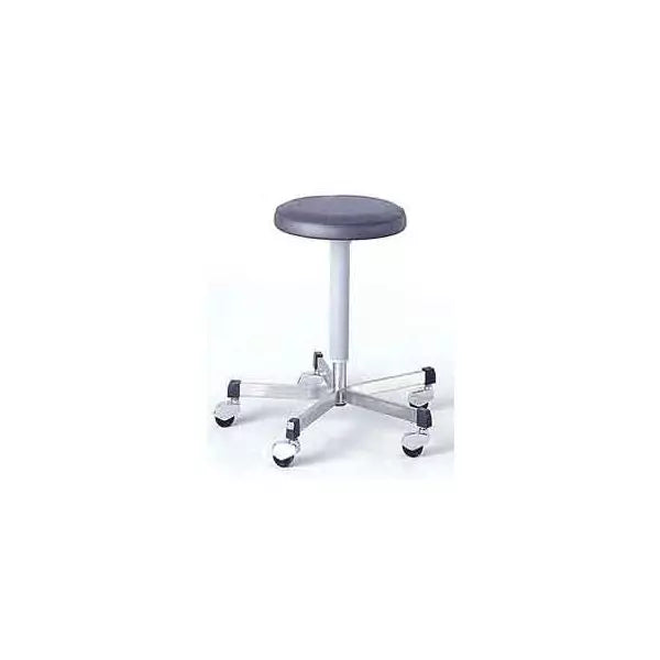 OP stolička na kolieskach, z nerezu, antracit