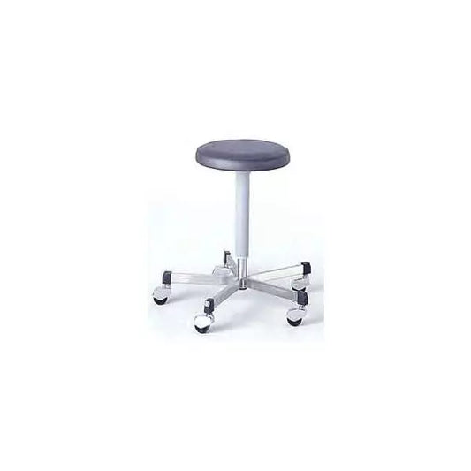 OP stolička na kolieskach, z nerezu, antracit