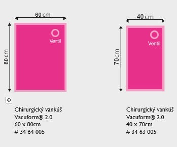 Vacuform® 2.0 vankúš