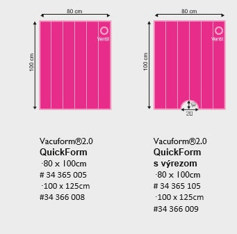 Chirurgický matrac Vacuform® 2.0 QuickForm so 6 komorovým systémom