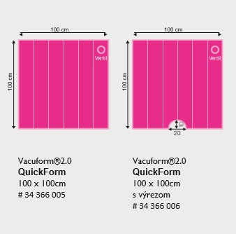 Chirurgický matrac Vacuform® 2.0 QuickForm so 6 komorovým systémom