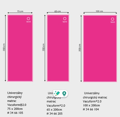 Univerzálny chirurgický matrac Vacuform® 2.0
