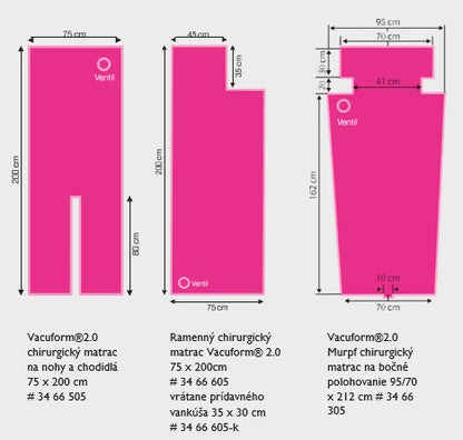 Univerzálny chirurgický matrac Vacuform® 2.0